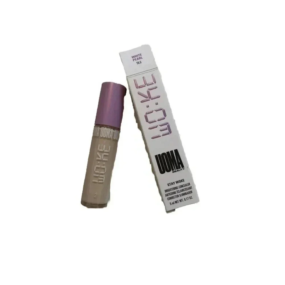 UOMA White Pearl 0.5, Beauty Stay Woke Brightening Concealer 5ml New In Box